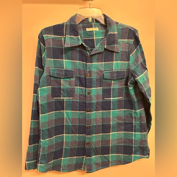 Spell Tops - Spell Maverick Flannel shirt large turquoise